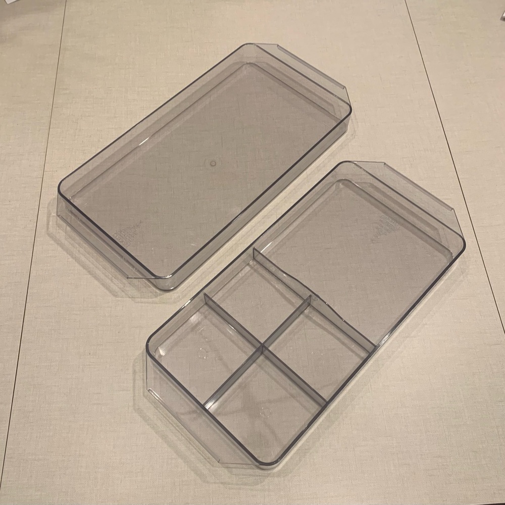 Stackable IKEA dresser organizers